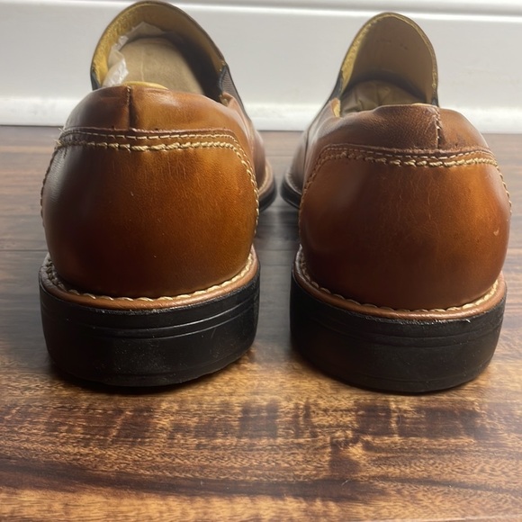 NEW SANDRO MOSCOLONI CENTER SEAM DOUBLE GORE TAN SLIPON DOUGLAS Size 8.5 D - Picture 9 of 15